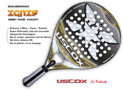 Pala de padel uscox ignis