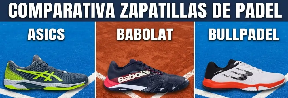 las 3 mejores zapatillas para jugar padel