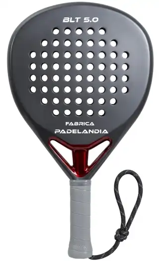 Paleta de pádel profesional modelo BLT50 fabricada por Padelandia - Formato diamante