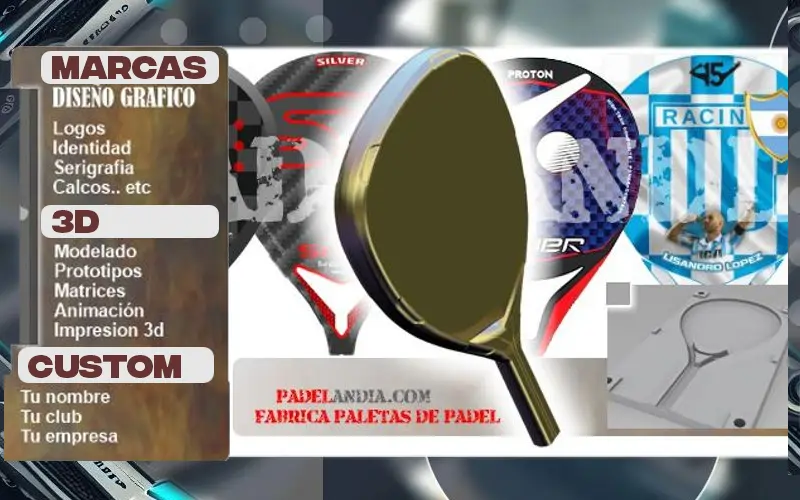 Paletas de Pádel Fábrica - Servicios