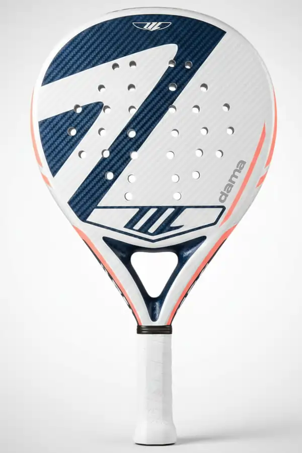 Paleta principiante Damas, formato redonda y liviana 355 grs.