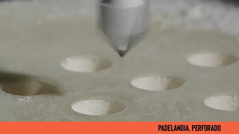 Como se perfora una paleta de padel