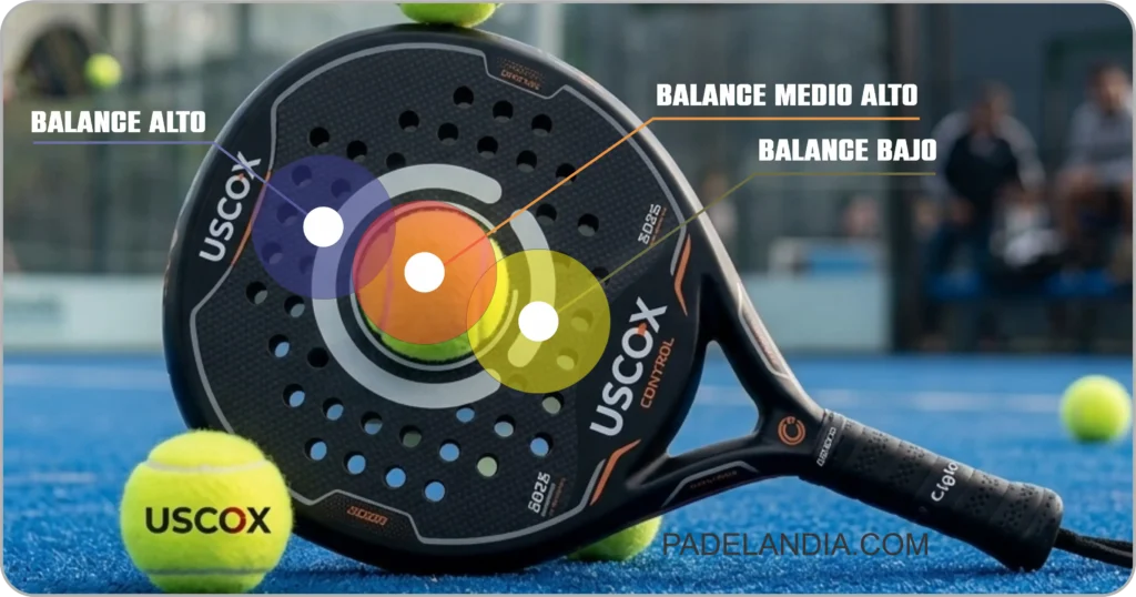 Paletas de padel: que es el balance