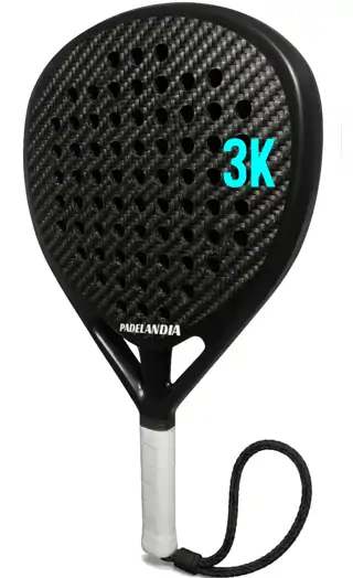 Paleta de pádel carbono 3K nivel multijugador