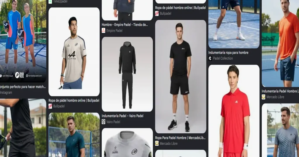 outfit completo para jugar pádel en Argentina