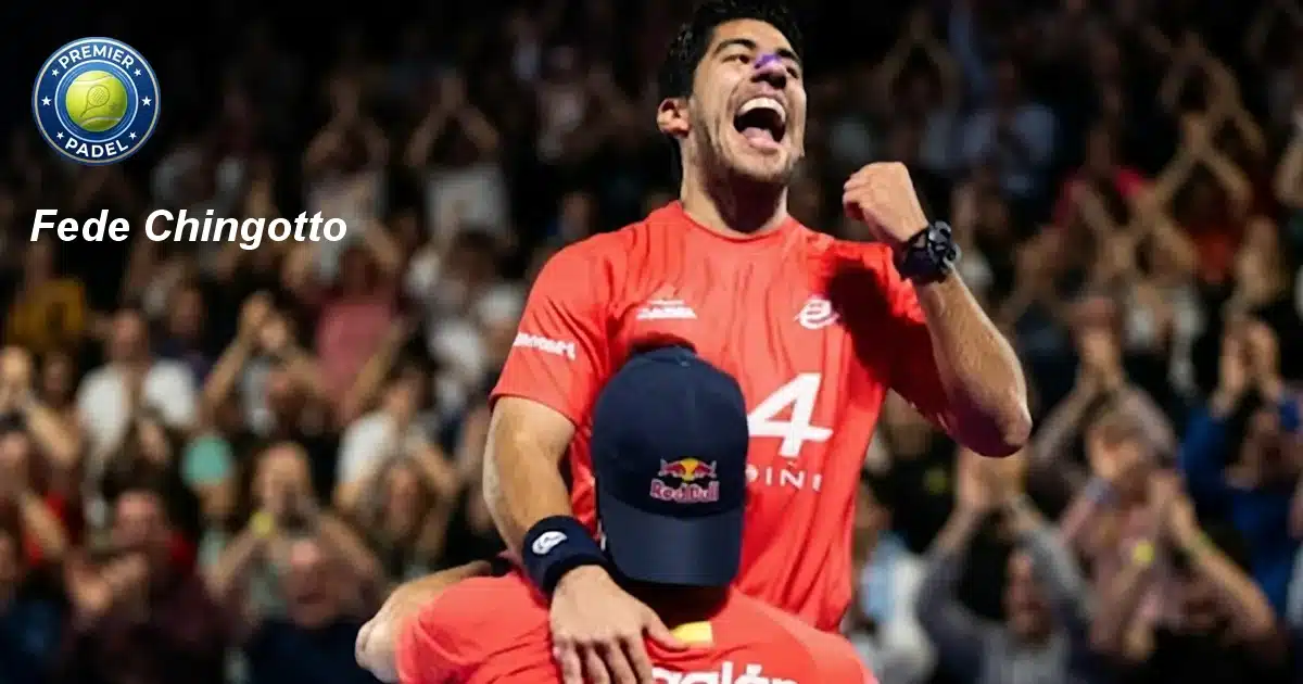 Federico Chingotto, N°3 del ranking FIP masculino de pádel